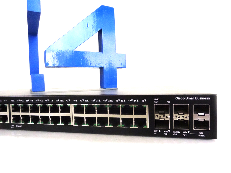 Cisco SG500X-48 48-Port GB with 4-Port 10-GB Stackable Managed Switch