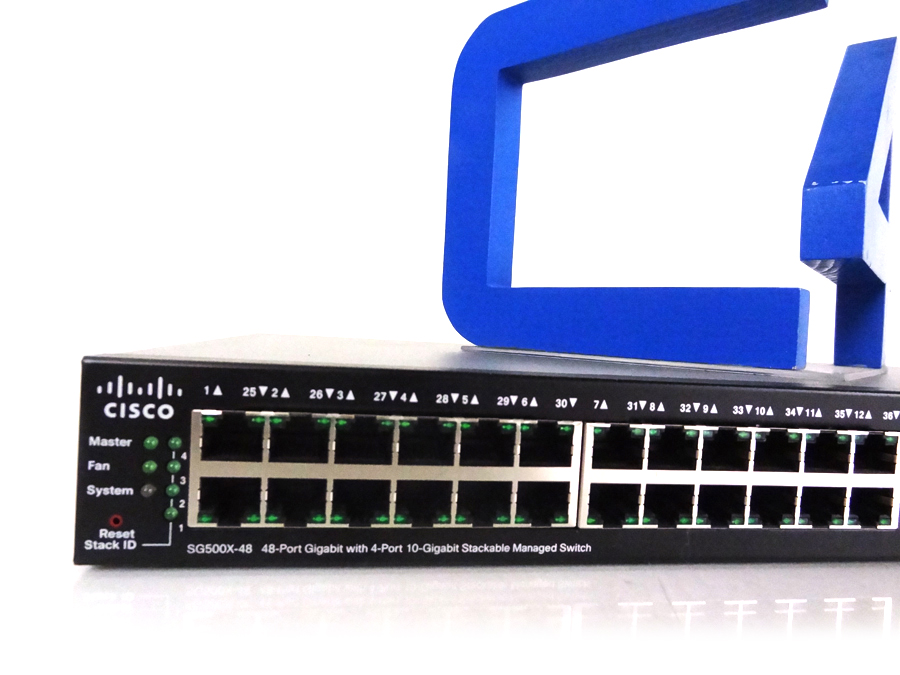 Cisco SG500X-48 48-Port GB with 4-Port 10-GB Stackable Managed Switch