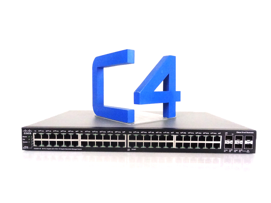 Cisco SG500X-48 48-Port GB with 4-Port 10-GB Stackable Managed Switch