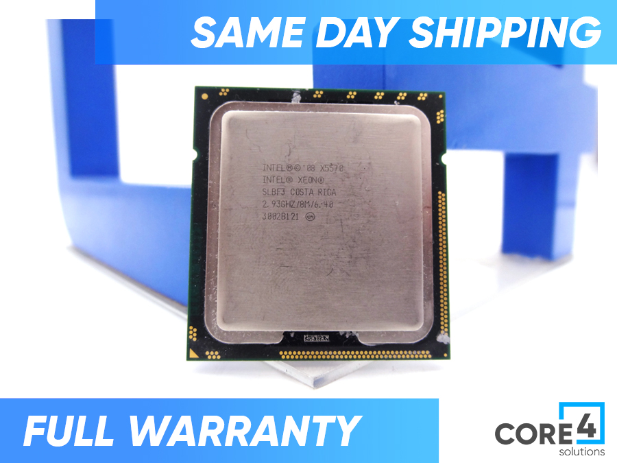 HP 506012-001 INTEL XEON X5570 QUAD-CORE 2.93GHZ 1MB L2 CACHE 8MB L3 CACHE 6.4GT/S QPI SPEED SOCKET FCLGA-1366 45NM 95W PROCESSOR ONLY - 507674-B21, SLBF3, X5570