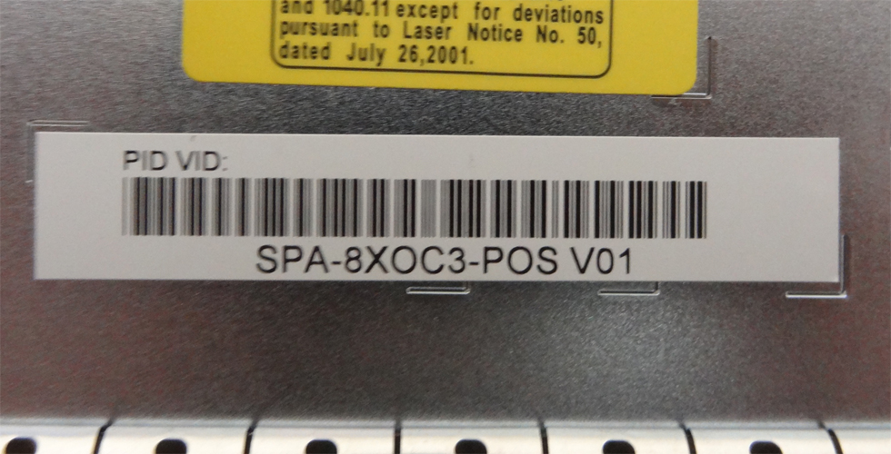 CISCO SPA-8XOC3-POS 8-PORT OC-3/STM-1 POS SHARED PORT 