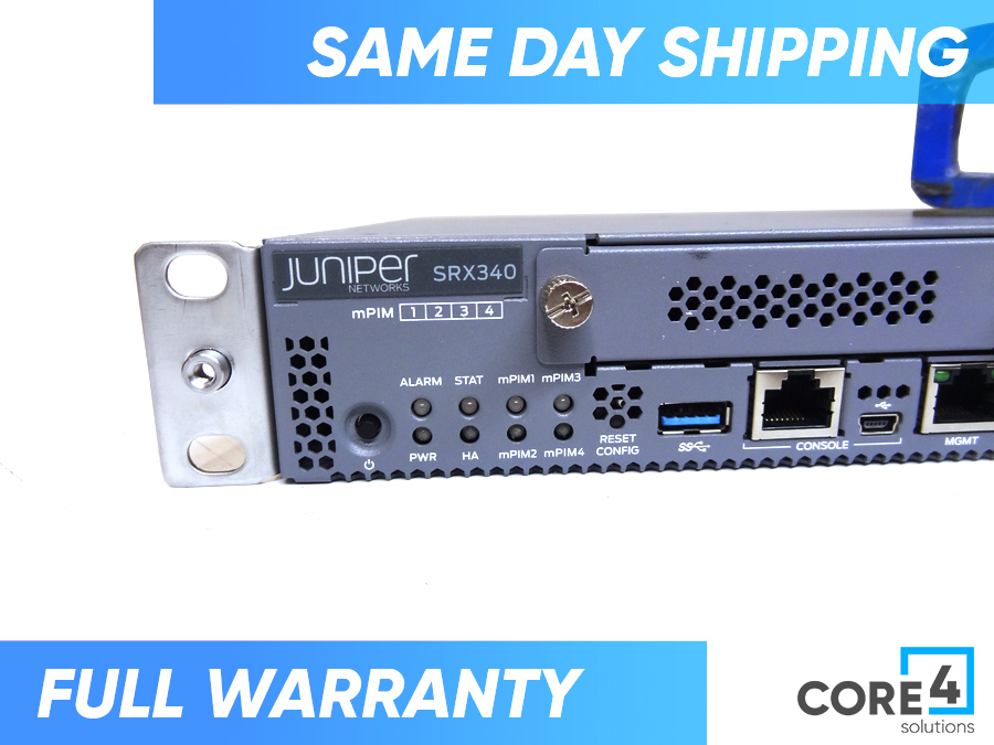 JUNIPER SRX340 Enterprise Firewall