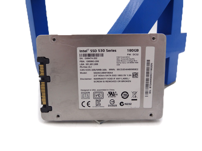 INTEL SSDSC2BW180A4 180GB SATA 6G MLC 2.5 SSD
