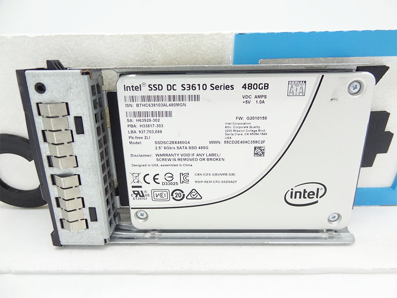 DELL SSDSC2BX480G4 480GB SATA S3610 DC 6GBPS 2.5 SSD