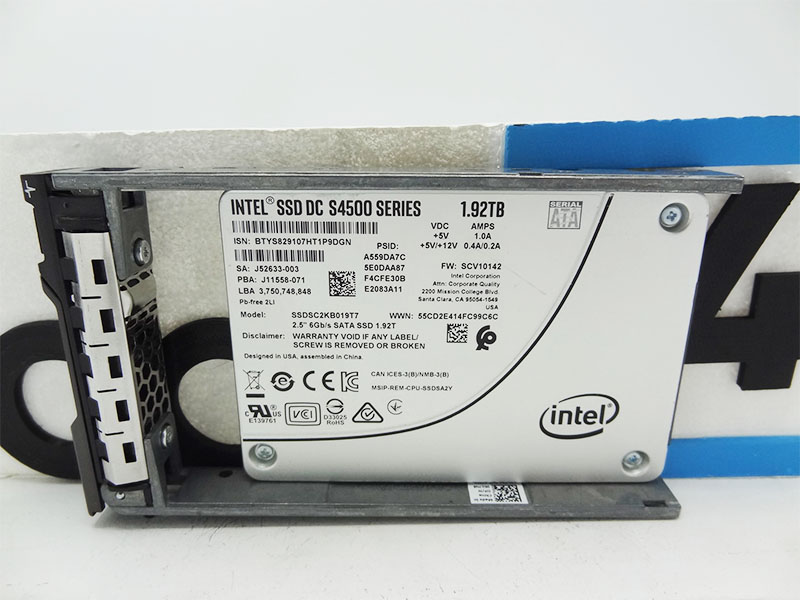 INTEL SSDSC2KB019T7R 1.92TB SATA 6GBPS S4500 2.5in SSD 
