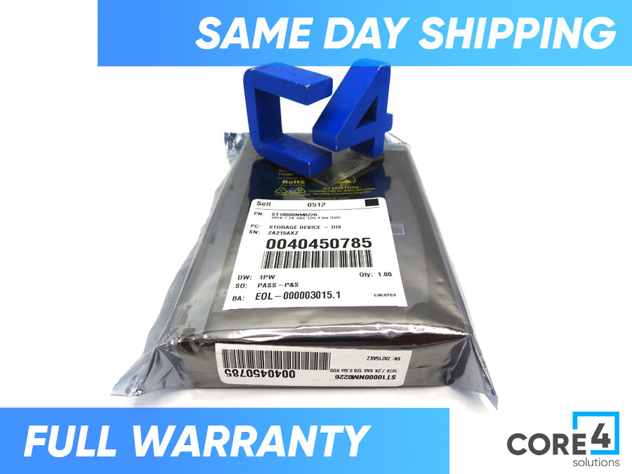 SEAGATE ST10000NM0226 10TB SAS SED 4KN 3.5 HELIUM HDD