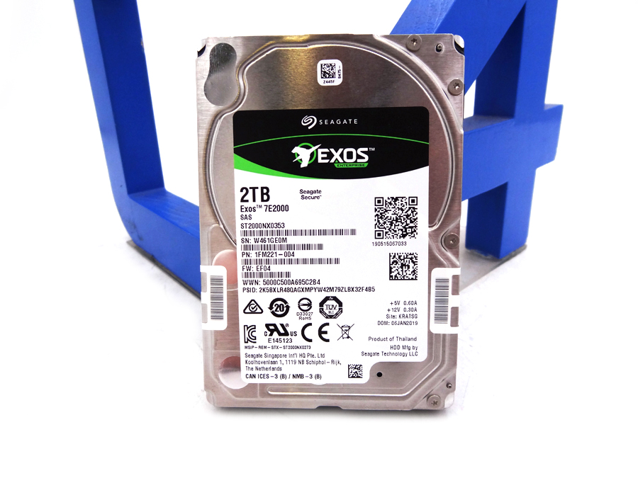 SEAGATE ST2000NX0353 2TB 2.5 SAS 2.5 12GBPS HDD