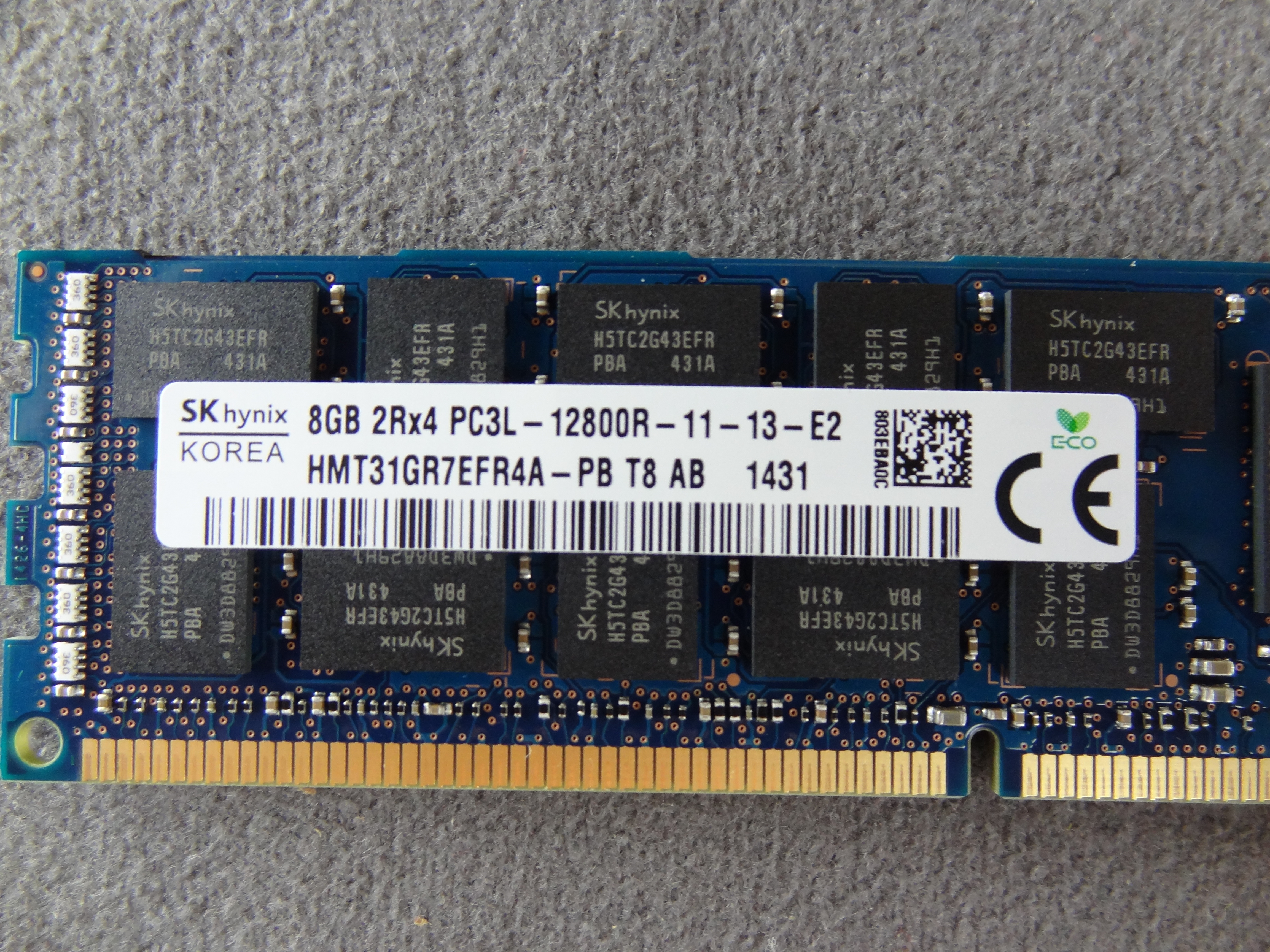 SUN 7042208 8GB MEMORY DIMM FOR T4 - 7104197
