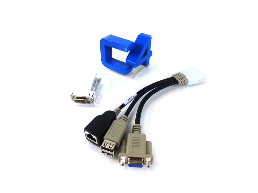 SUN 7046680 DONGLE CABLE USB/VGA/DB-9/RJ45 *New Bulk* - X4622A, 530-3936