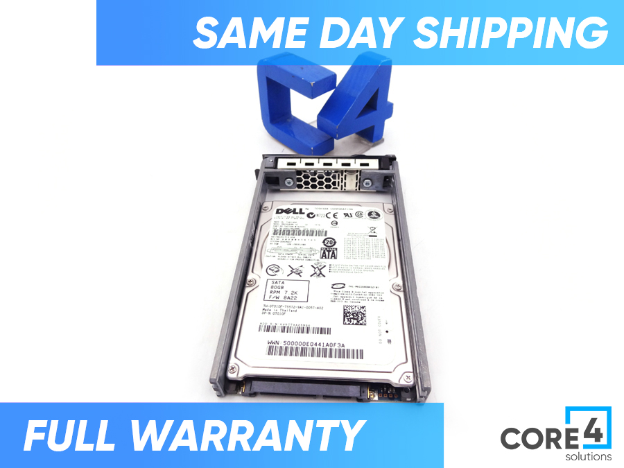 DELL T010F 80GB SATA 7200RPM 2.5 