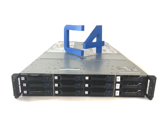 QUANTA T41S-2U-LFF 4-NODE 12X LFF RACKMOUNT SERVER