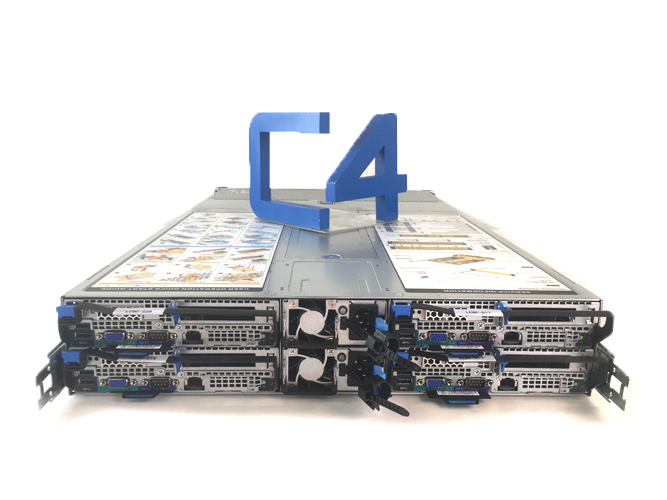 QUANTA T41S-2U-LFF 4-NODE 12X LFF RACKMOUNT SERVER