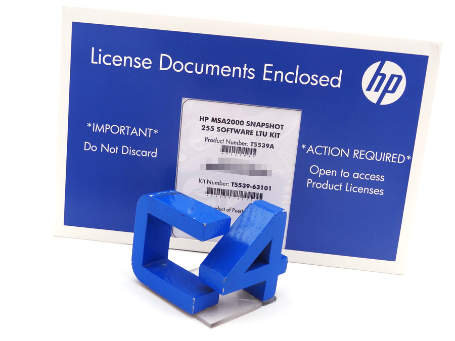 HP T5539A MSA2000 SNAPSHOT 255 LTU LICENSE *New Sealed*