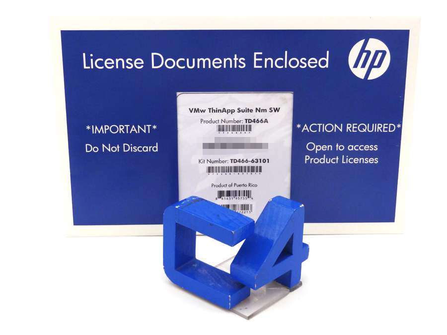 HP TD466A VMWARE THINAPP SUITE SW *New Sealed* 
