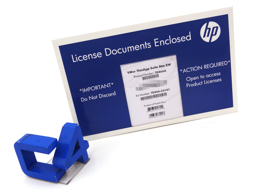 HP TD466A VMWARE THINAPP SUITE SW