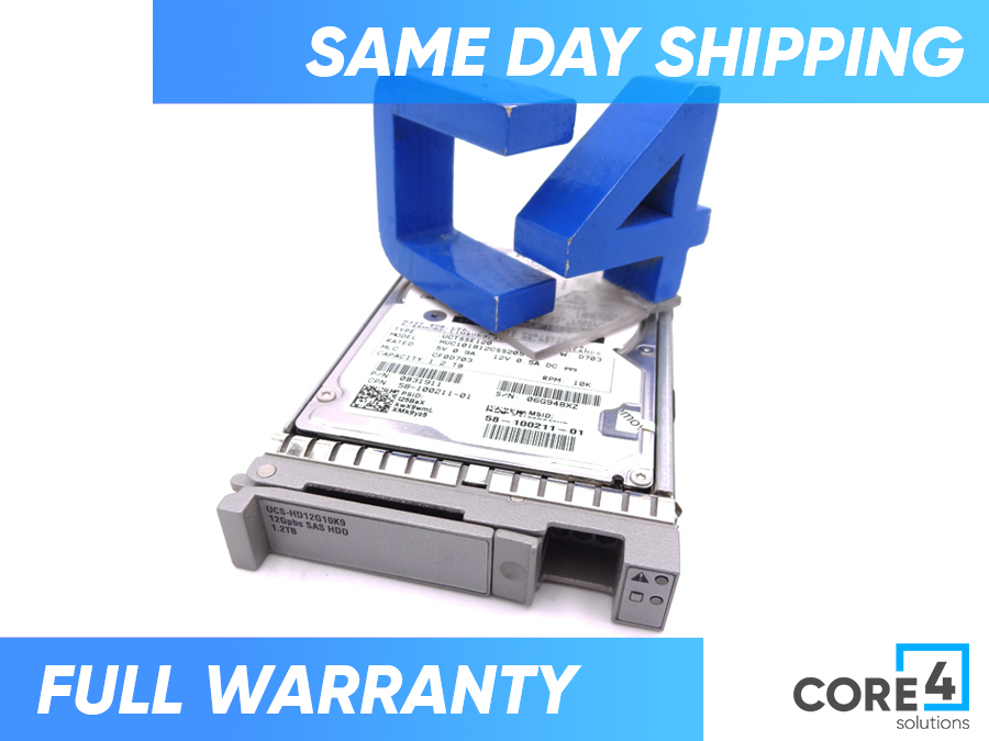 CISCO UCS-HD-12G10K9 1.2TB 12G SAS 10K RPM SSF HDD