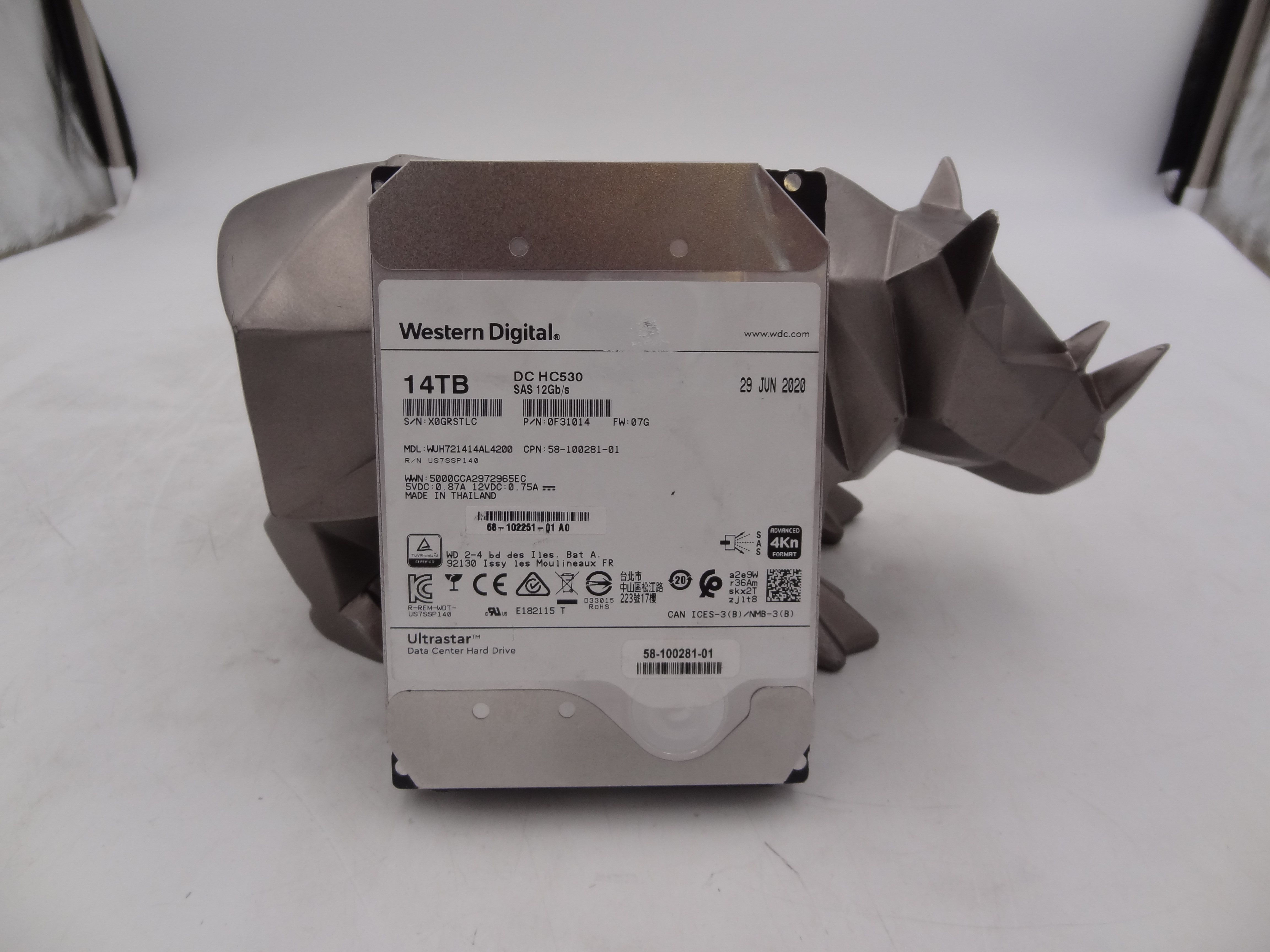 CISCO UCS-HD14T7KL4KN 14TB 7.2K RPM SAS 12Gbps 3.5 HD