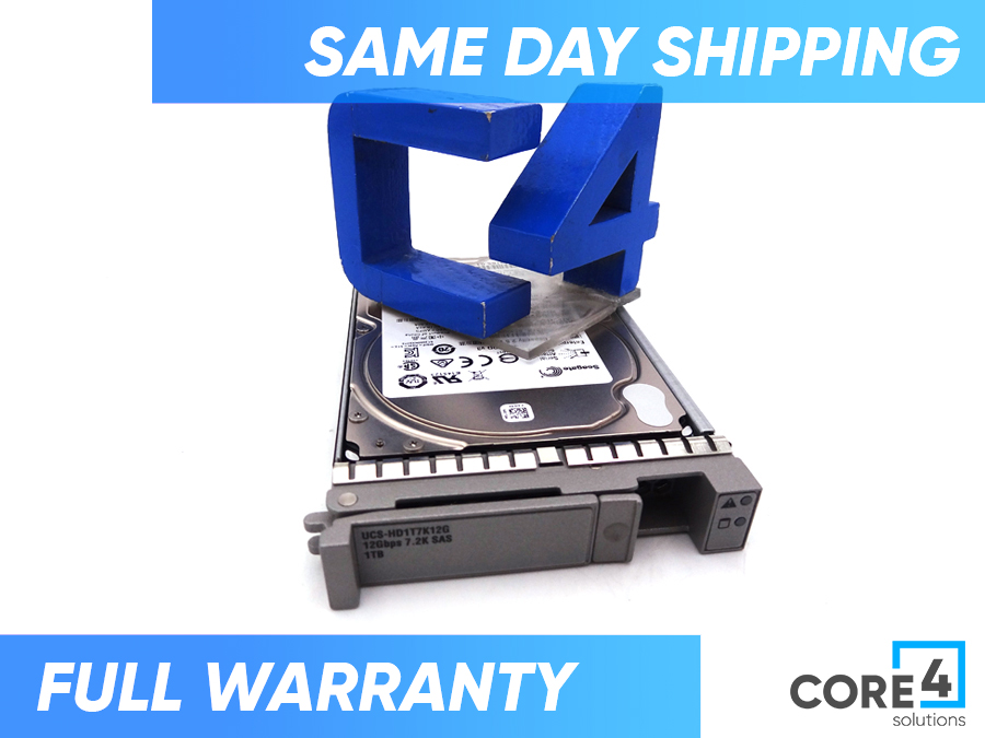 CISCO UCS-HD1T7K12G 1 TB 12G SAS 7.2K RPM SFF HDD