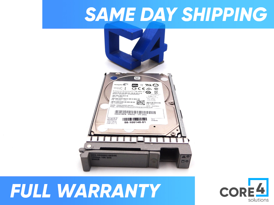 CISCO UCS-HD600G10KS4K 600GB 10K 12G 2.5INCH SAS HDD 
