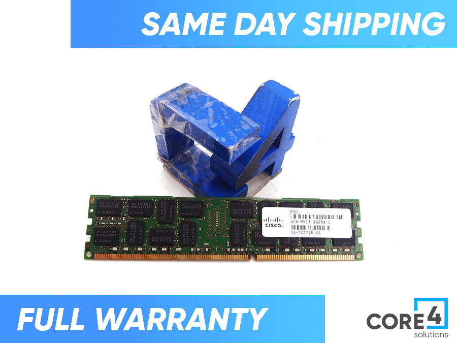 CISCO UCS-MKIT-162RX-C 16GB 240P 2RX4 PC3L-12800R 1.35V RO