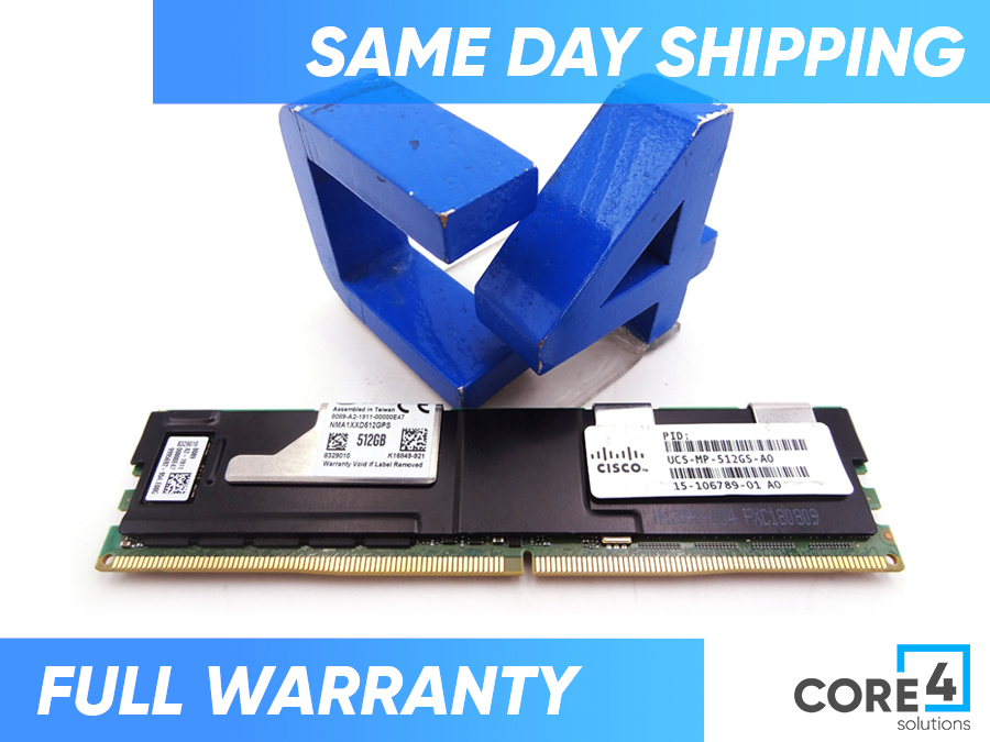 CISCO UCS-MP-512GS-A0 INTEL OPTANE DC PERSISTENT MEMORY, 512GB, 2666MHZ