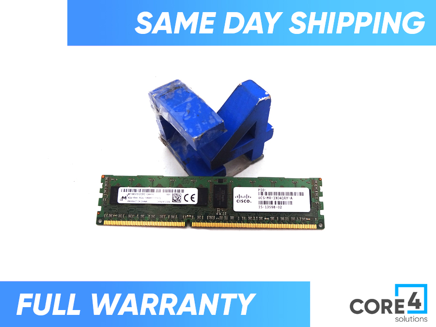CISCO UCS-MR-1X041RY-A 4gb(1x4gb) 1600mhz Pc3-12800 Ecc