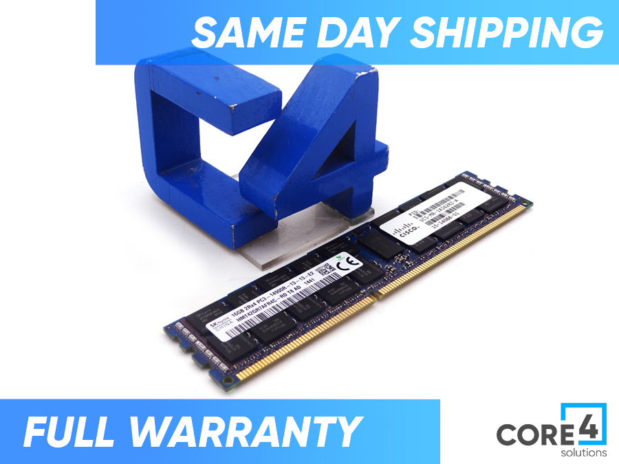 CISCO UCS-MR-1X162RZ-A 16GB 1X16GB PC3-14900R 2RX4 - 15-14068-01