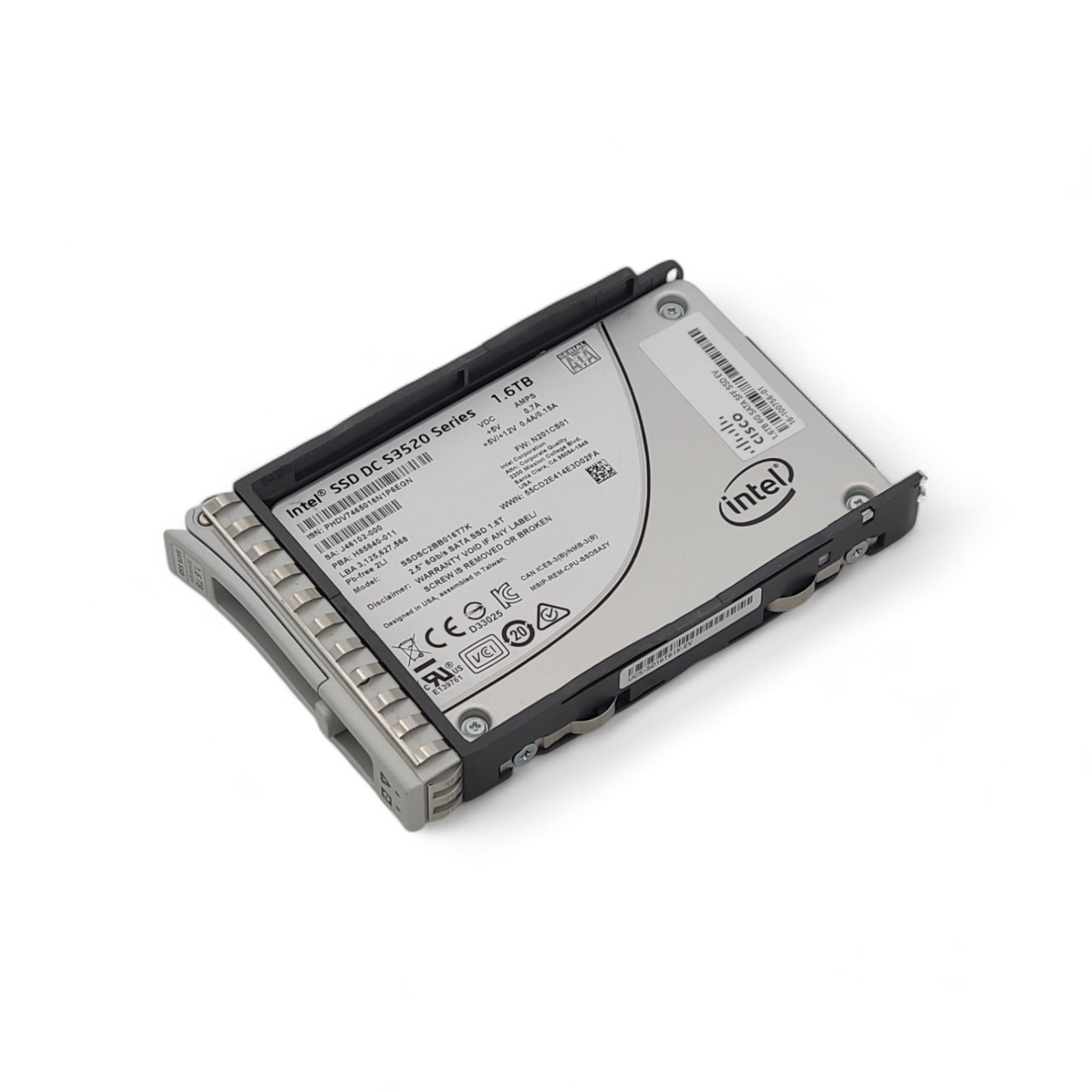 CISCO UCS-SD16T61X-EV CISCO 1.6TB SSD SATA-600 2.5IN SED (UCS)