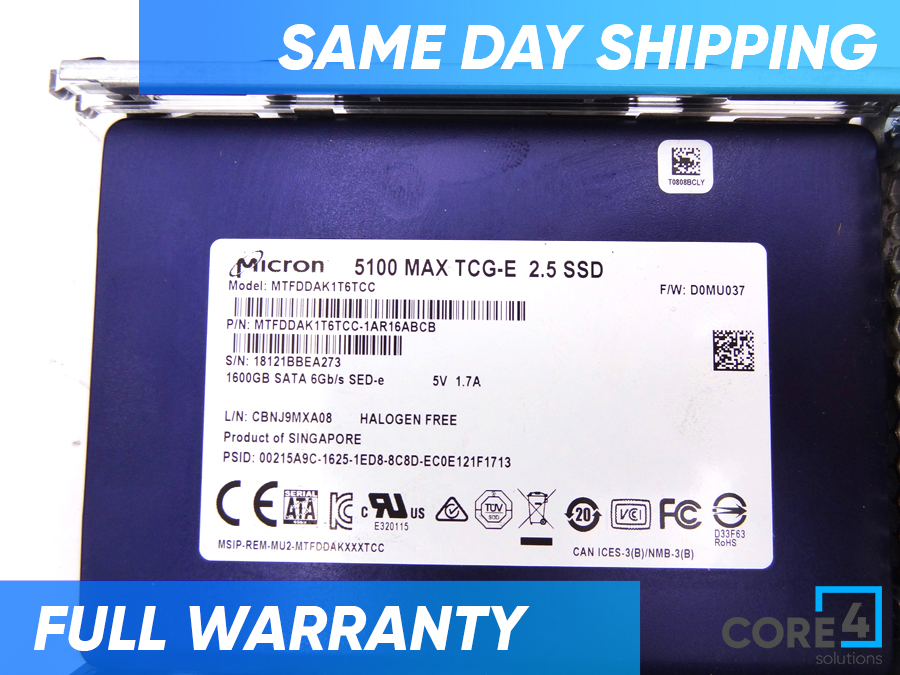 CISCO UCS-SD16TBMS4-EV 1.6TB SATA 6GB/s 