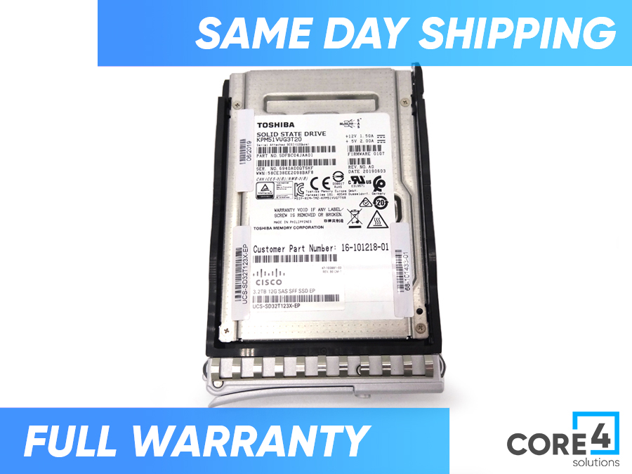 CISCO UCS-SD32T123X-EP UCS 3.2TB 12G SAS SFF SSD EP 