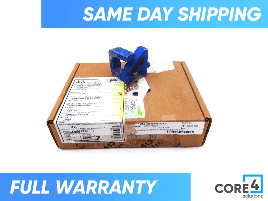 CISCO UCS-SD38TM1X-EV 5100 3.80 TB SSD *New Sealed*