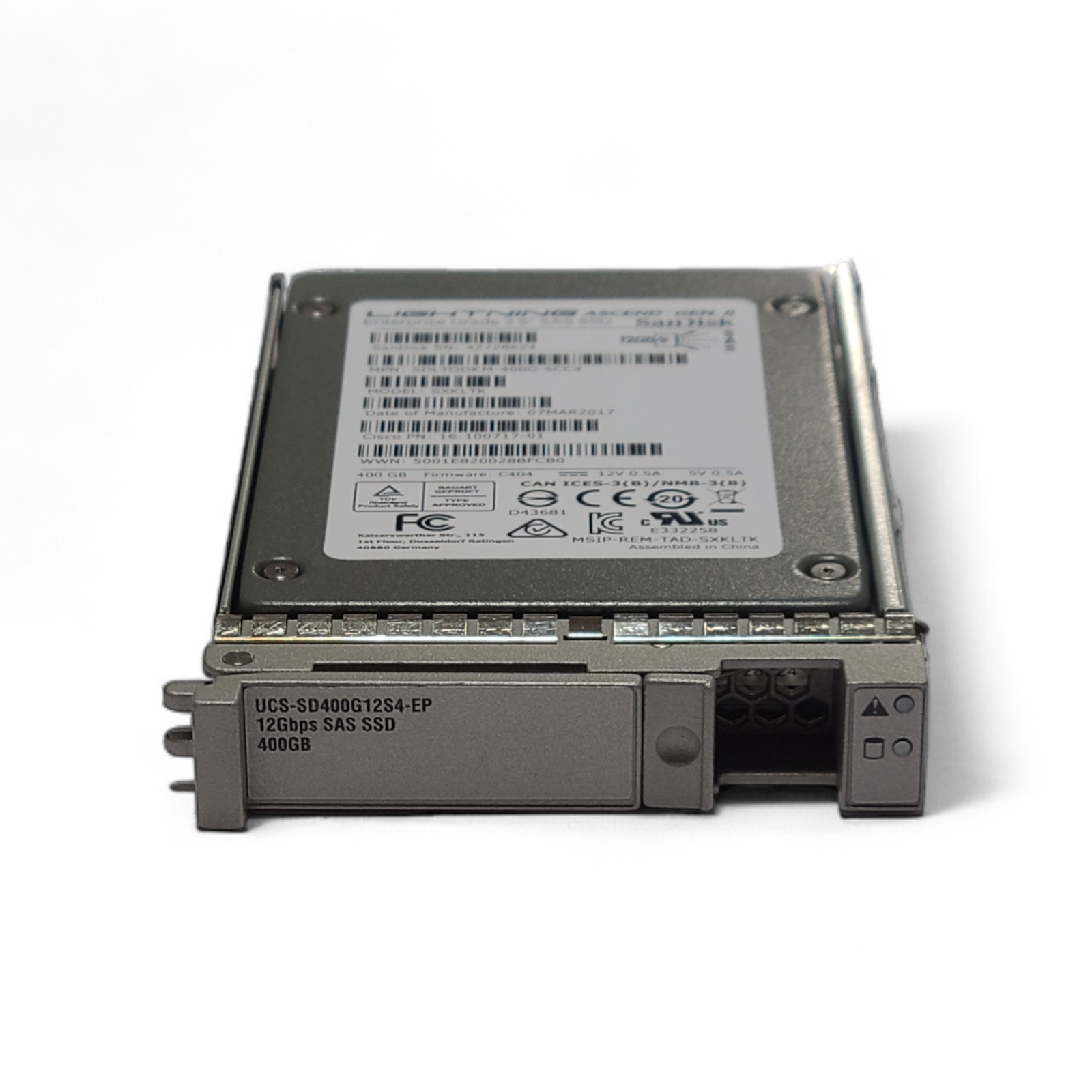 CISCO UCS-SD400G12S4-EP UCS-SD400G12S4-EP CISCO 400GB ENTER