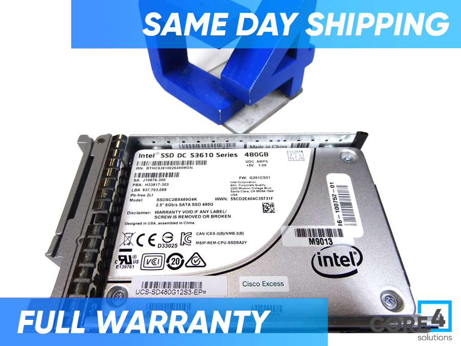 CISCO UCS-SD480G12S3-EP 480GB 2.5 inch Enterprise 6G SATA SSD