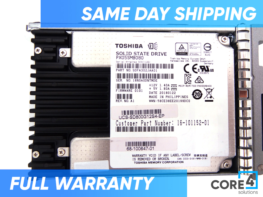 CISCO UCS-SD800G12S4-EP 800GB 12G 2.5INCH EP SAS SSD