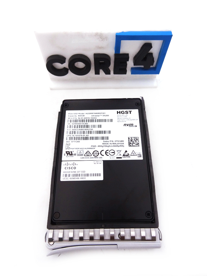 CISCO UCSC-NVMEHW-H800 Cisco Systems 800GB 2.5 inch U.2 HGST SN200 NVMe