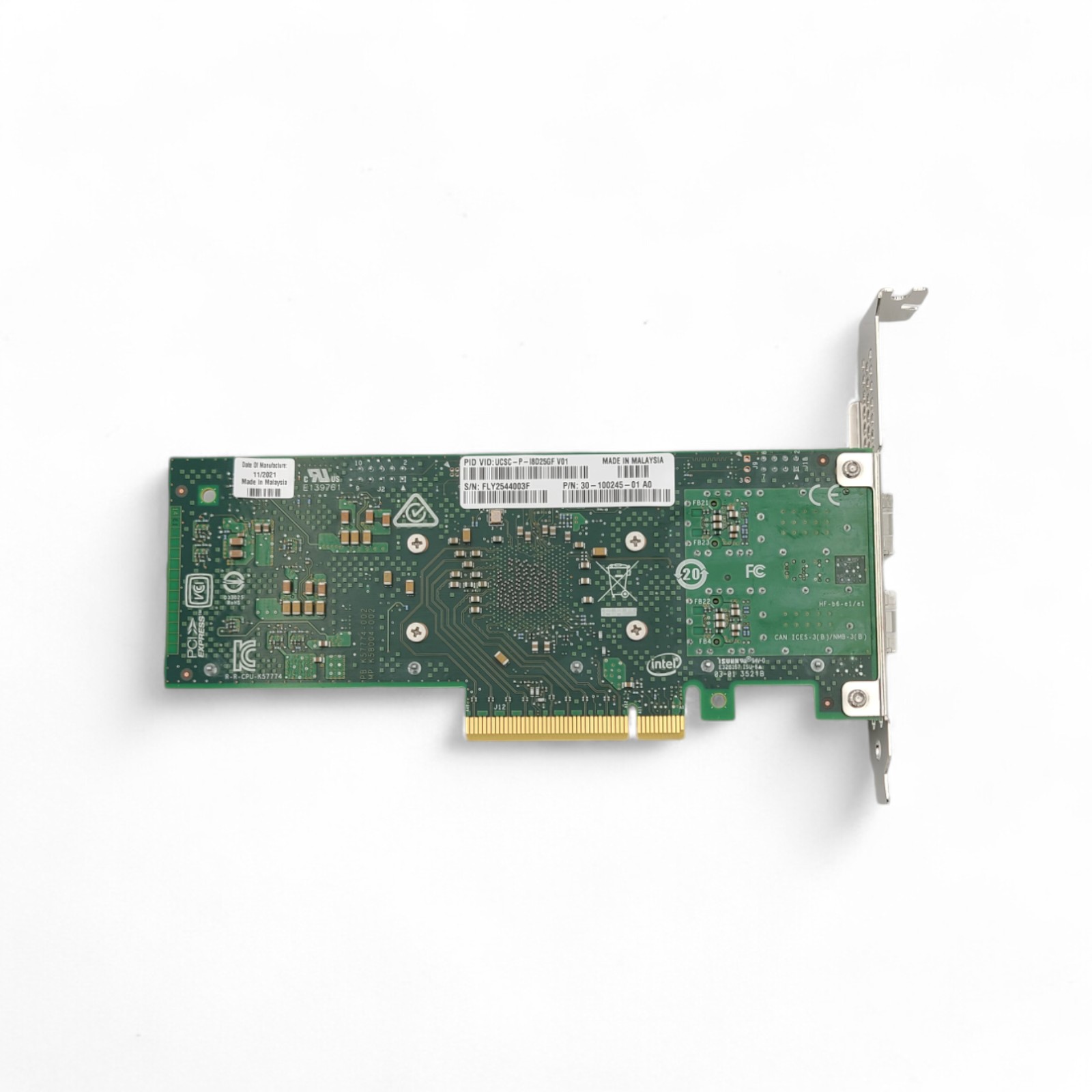 CISCO UCSC-P-I8D25GF Cisco-Intel E810XXVDA2 2x2510 GbE SFP28 PCIe