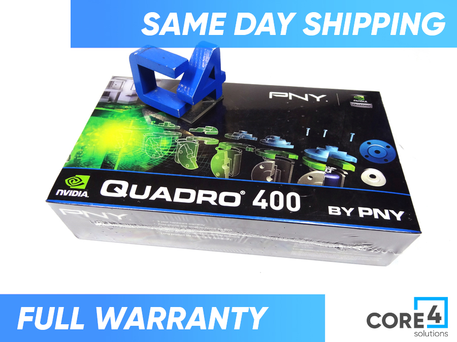 NVIDIA VCQ400-PB PNY QUADRO 400 512MB PCI-E 2.0 - New