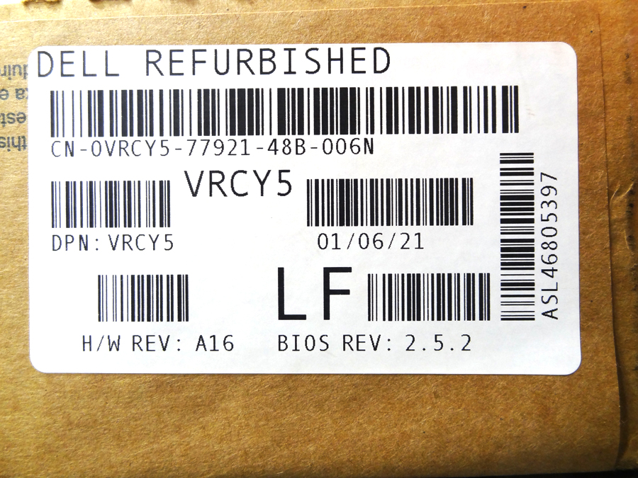 DELL VRCY5 SYSTEM BOARD LGA2011 W/O CPU FOR POWEREDGE R720 V1 SERVER