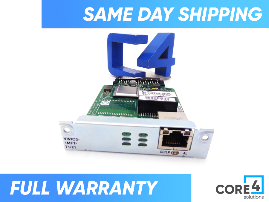 Cisco VWIC3-1MFT-T1/E1 1pt T1/e1 Multiflex Trunk