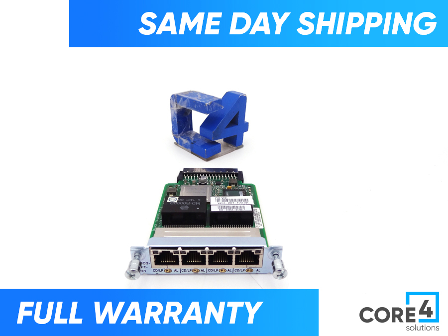 CISCO VWIC3-4MFT-T1/E1 4-PORT MULTIFLEX T1/E1 