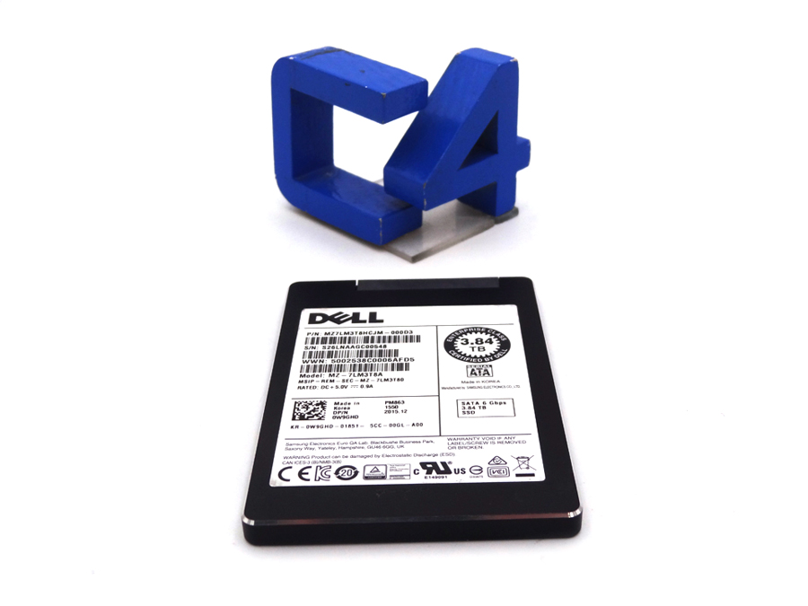 DELL W9GHD 3.84TB 6GBPS SATA RI SSD