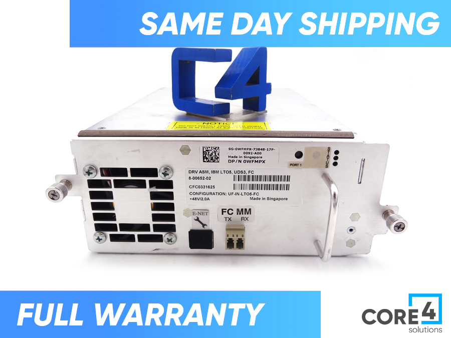 DELL WFMPX DELL LTO5 1.5/3TB FH FC TAPE ML6000