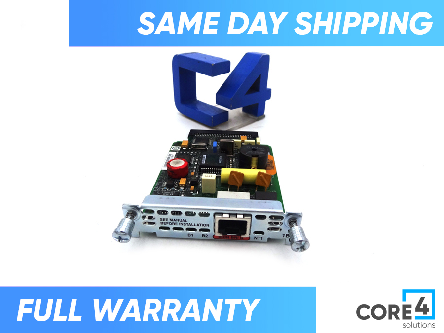 CISCO WIC-1B-U-V2 1 PORT BRI WAN INTERFACE V2