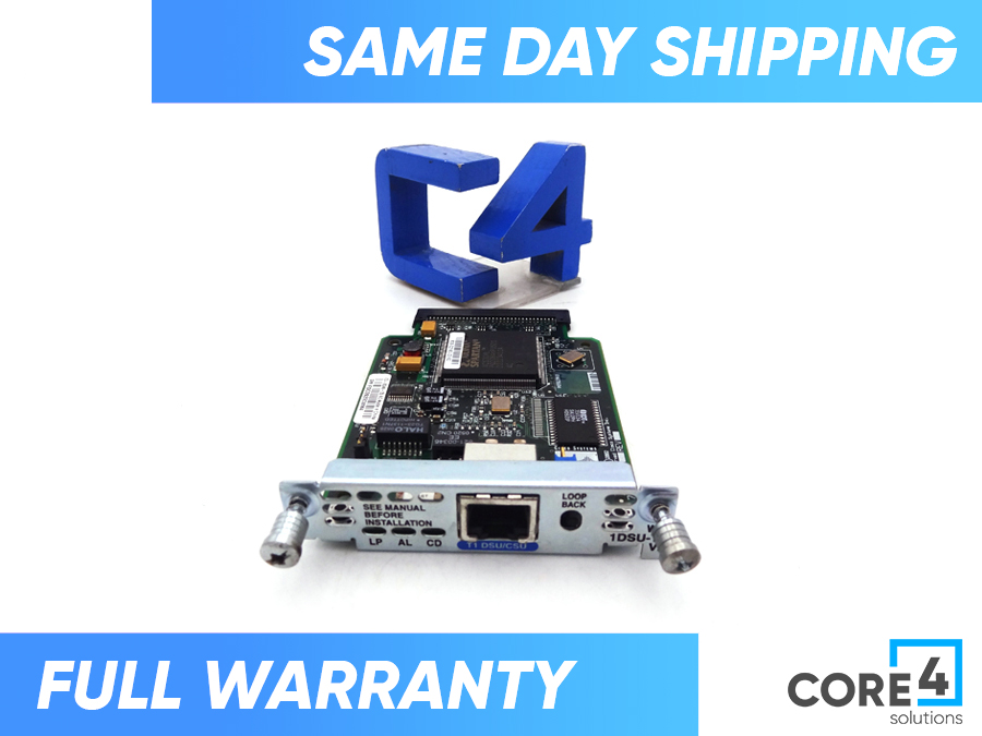 CISCO WIC-1DSU-T1-V2 1-Port T1/Fractional T1 DSU/CSU WAN