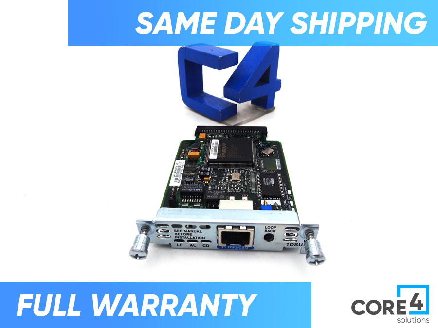 CISCO WIC-1DSU-T1 1-Port T1/Fractional T1 DSU/CSU WAN