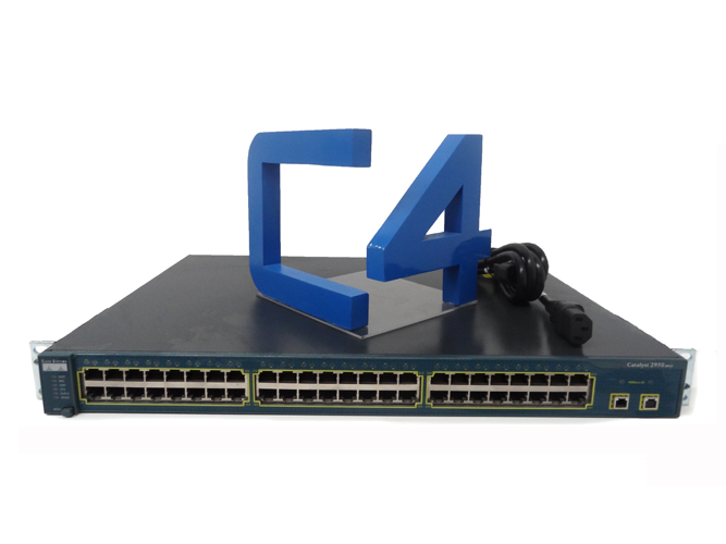 CISCO WS-C2950-SX48-S Ethernet Switch - 48 x 10/100Base-TX, 2 x 1000Base-SX