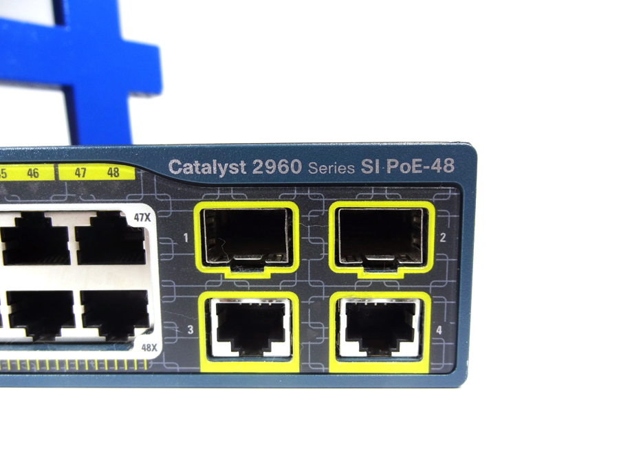 Cisco WS-C2960-48PST-S Catalyst 2960 48 10/100 Poe + 2 1000bt +2 Sfp Lan Switch