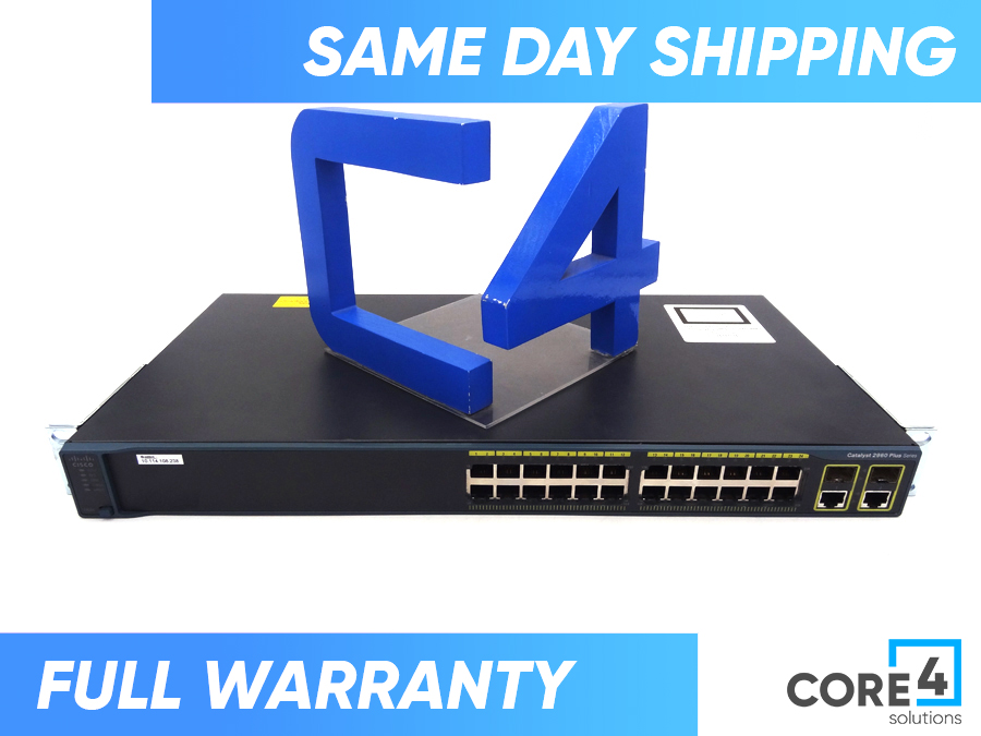 CISCO WS-C2960+24TC-L CATALYST 2960 PLUS 24 10/100 + SWITCH