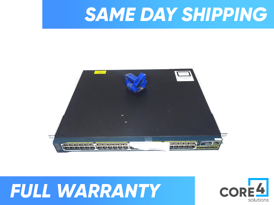CISCO WS-C2960+48PST-L 2960+ 48 10/100 POE SWITCH