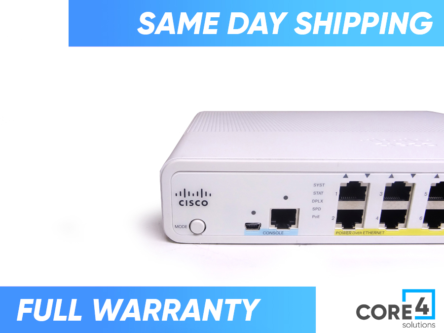 CISCO WS-C2960C-12PC-L CISCO SWICTH 12X10/100 + 2XGIG SFP - New Open Box